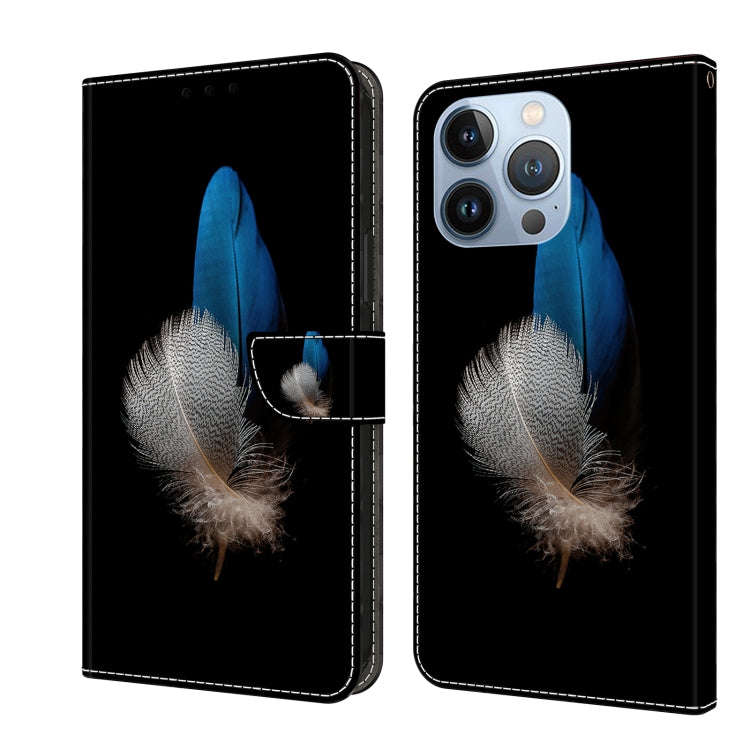 Crystal 3D Shockproof Protective Leather Phone Case, For iPhone 15 Pro Max, For iPhone 14 Plus