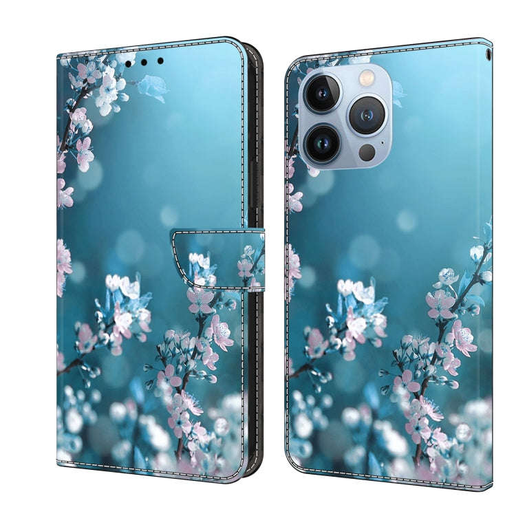 Crystal 3D Shockproof Protective Leather Phone Case, For iPhone 15 Pro Max, For iPhone 14 Plus