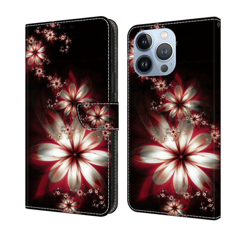 Crystal 3D Shockproof Protective Leather Phone Case, For iPhone 15 Pro Max, For iPhone 14 Plus