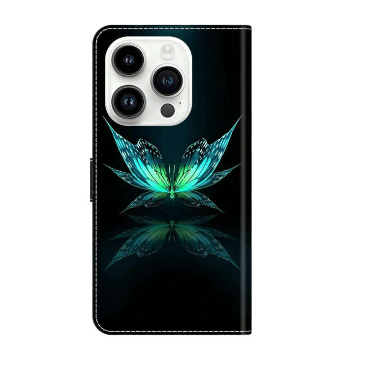 Crystal 3D Shockproof Protective Leather Phone Case, For iPhone 15 Pro, For iPhone 13 / 14