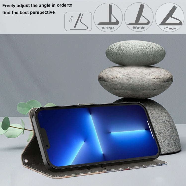 Crystal 3D Shockproof Protective Leather Phone Case, For iPhone 15 Pro, For iPhone 13 / 14