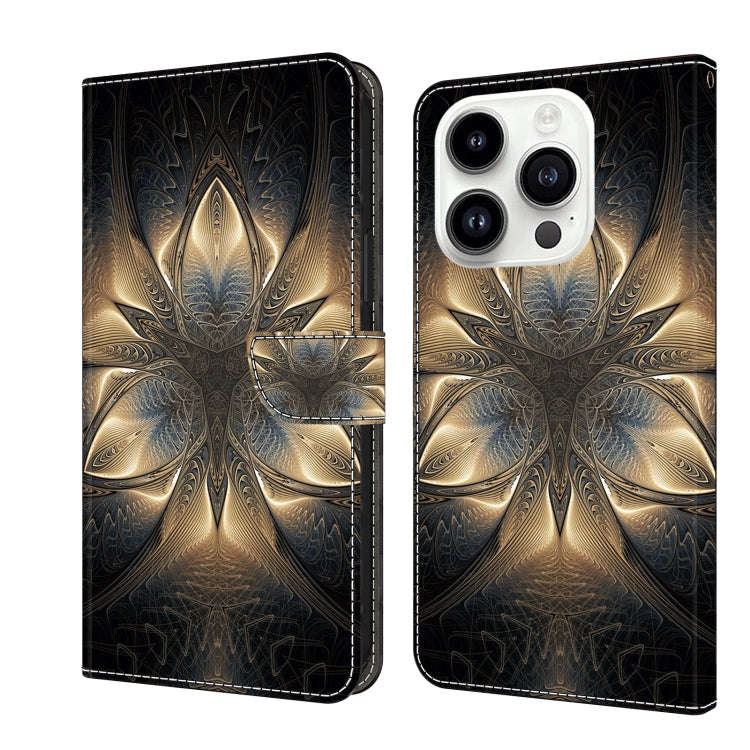 Crystal 3D Shockproof Protective Leather Phone Case, For iPhone 15 Pro, For iPhone 13 / 14