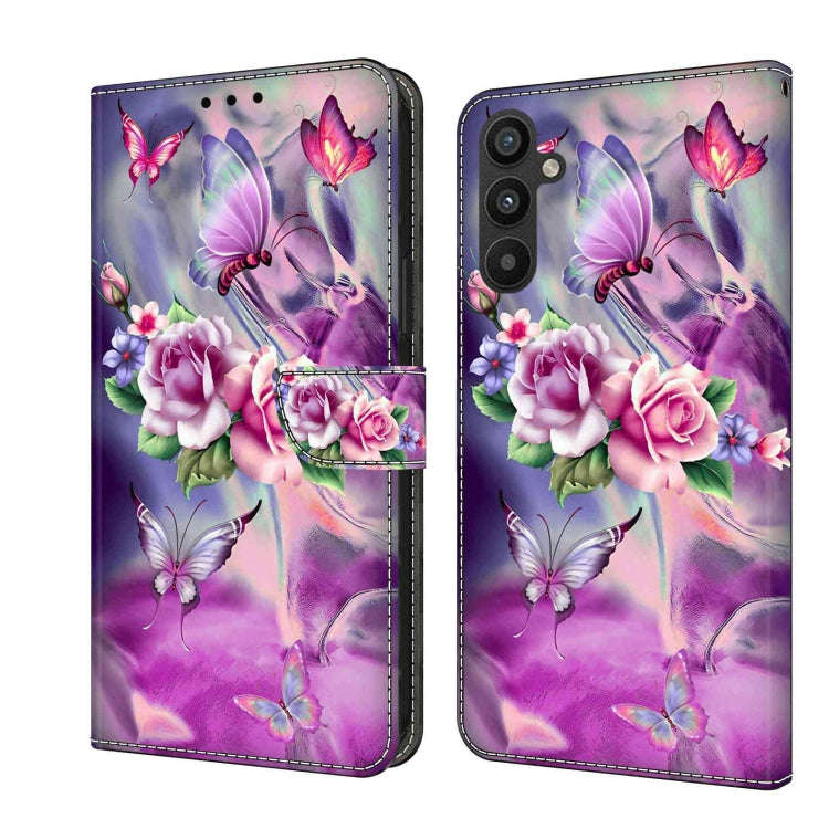 Crystal 3D Shockproof Protective Leather Phone Case, For Samsung Galaxy A34 5G, For Samsung Galax...