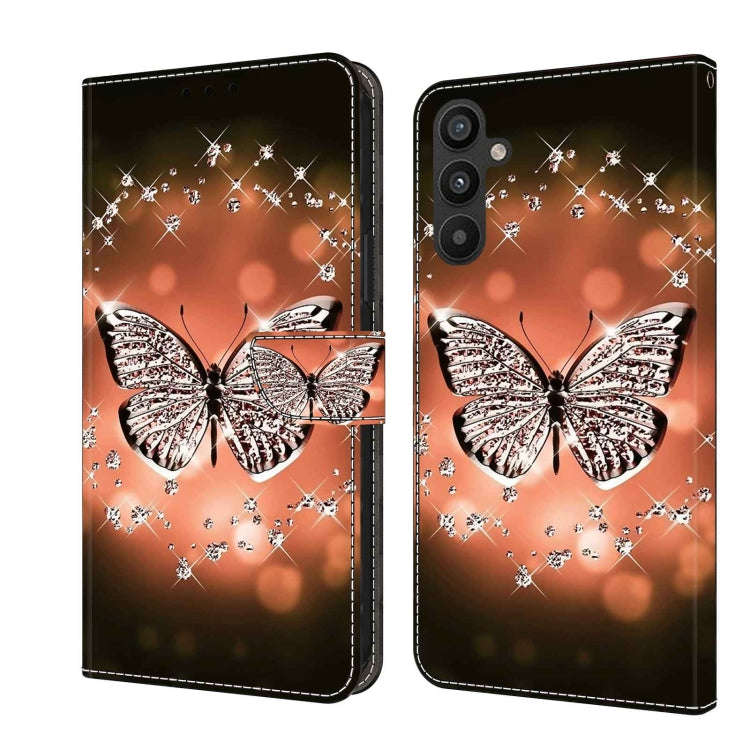 Crystal 3D Shockproof Protective Leather Phone Case, For Samsung Galaxy A34 5G, For Samsung Galax...