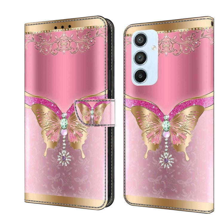 Crystal 3D Shockproof Protective Leather Phone Case, For Samsung Galaxy A34 5G, For Samsung Galax...