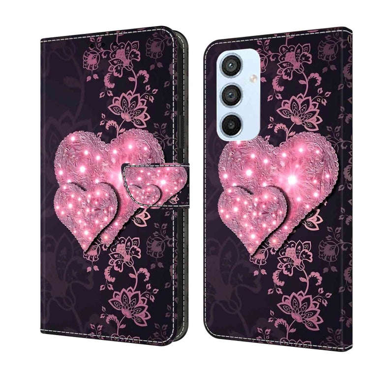 Crystal 3D Shockproof Protective Leather Phone Case, For Samsung Galaxy A34 5G, For Samsung Galax...