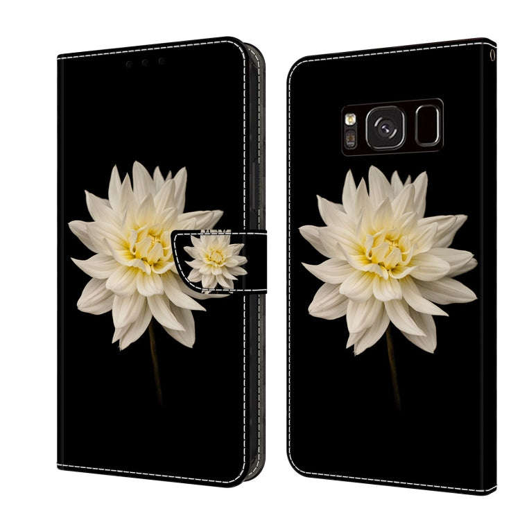 Crystal 3D Shockproof Protective Leather Phone Case, For Samsung Galaxy S8