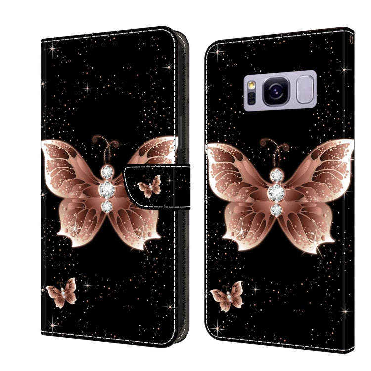 Crystal 3D Shockproof Protective Leather Phone Case, For Samsung Galaxy S9, For Samsung Galaxy S8+