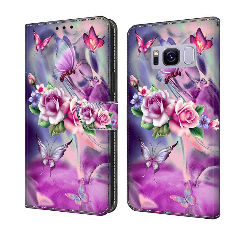 Crystal 3D Shockproof Protective Leather Phone Case, For Samsung Galaxy S9, For Samsung Galaxy S8+
