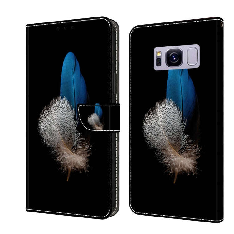Crystal 3D Shockproof Protective Leather Phone Case, For Samsung Galaxy S9, For Samsung Galaxy S8+