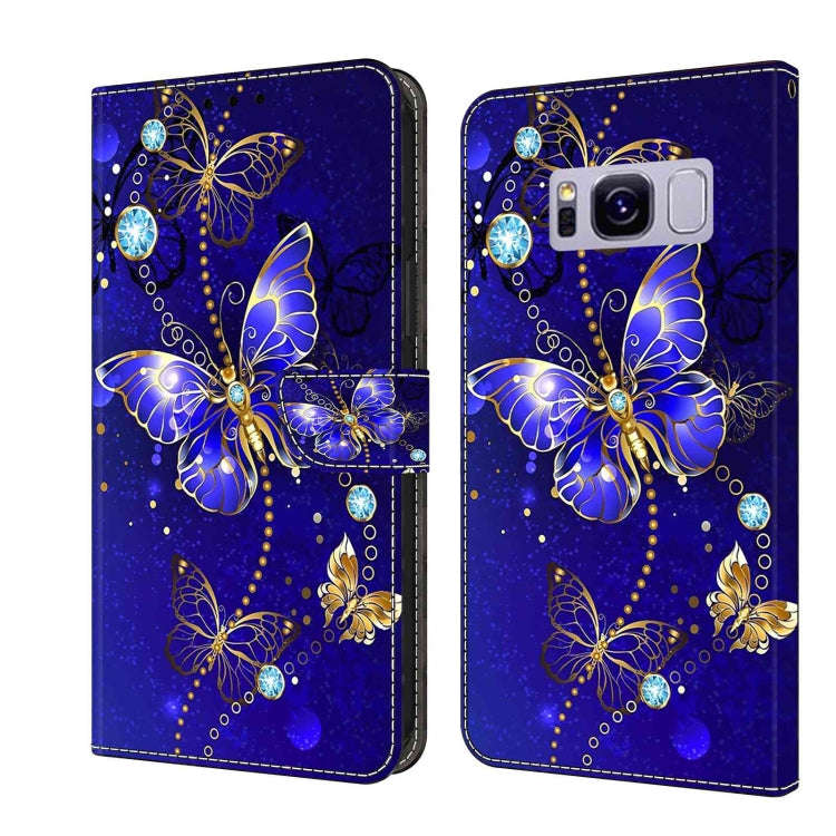 Crystal 3D Shockproof Protective Leather Phone Case, For Samsung Galaxy S9, For Samsung Galaxy S8+