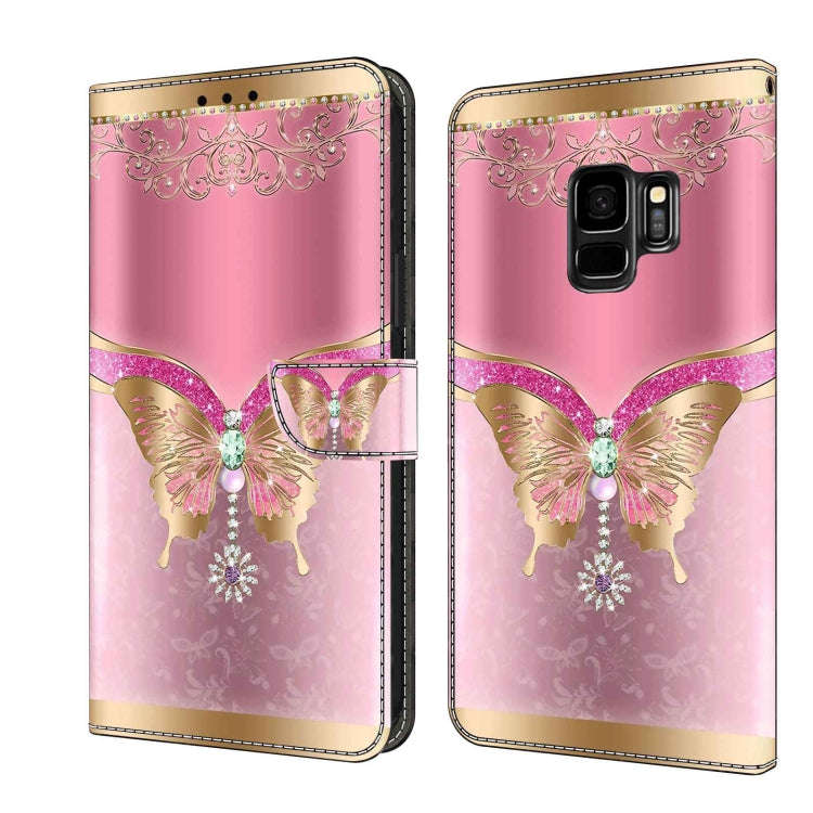 Crystal 3D Shockproof Protective Leather Phone Case, For Samsung Galaxy S9, For Samsung Galaxy S8+
