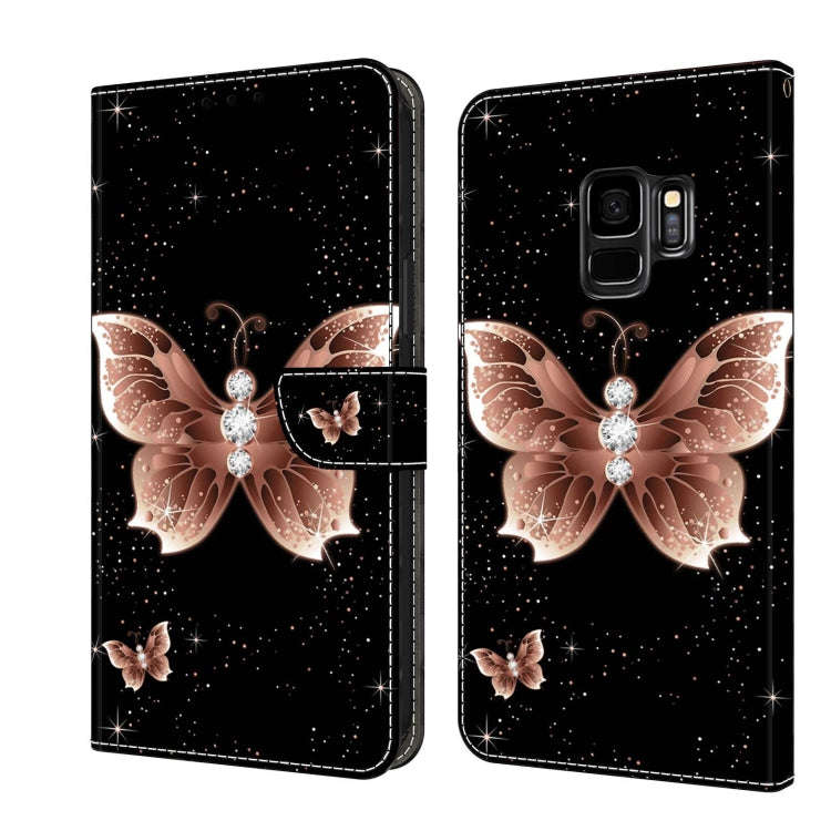 Crystal 3D Shockproof Protective Leather Phone Case, For Samsung Galaxy S9, For Samsung Galaxy S8+