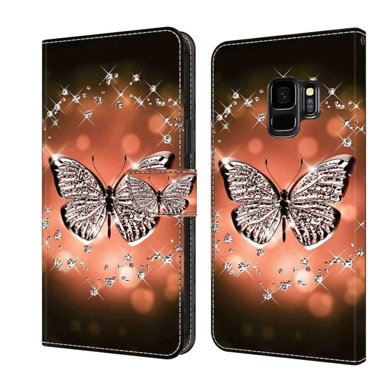 Crystal 3D Shockproof Protective Leather Phone Case, For Samsung Galaxy S9, For Samsung Galaxy S8+