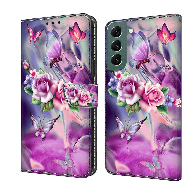 Crystal 3D Shockproof Protective Leather Phone Case, For Samsung Galaxy S22 Ultra, For Samsung Ga...