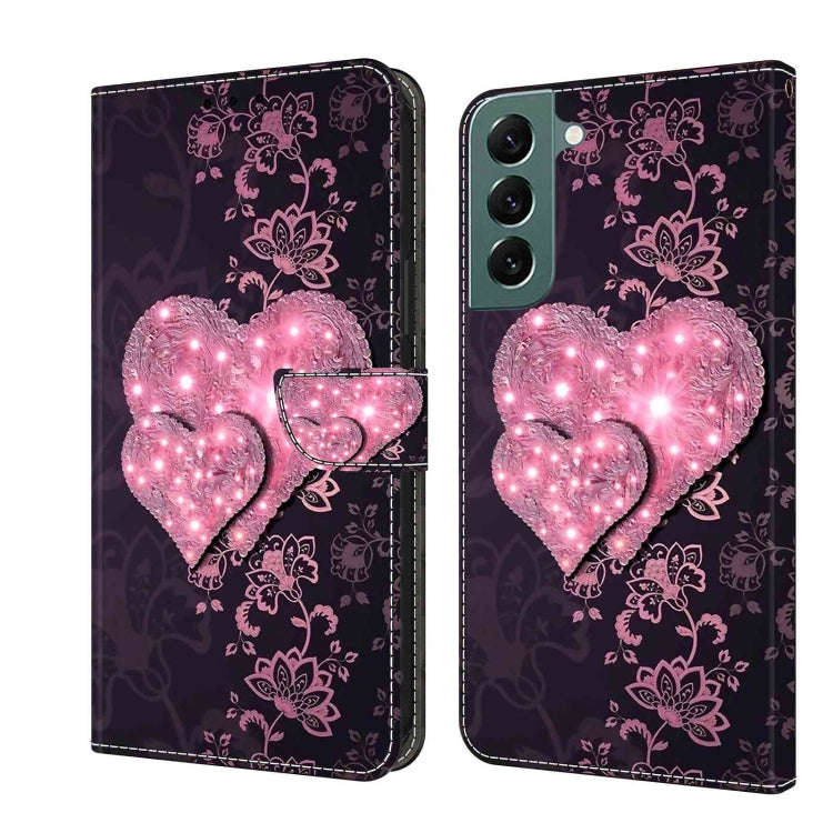 Crystal 3D Shockproof Protective Leather Phone Case, For Samsung Galaxy S22 Ultra, For Samsung Ga...