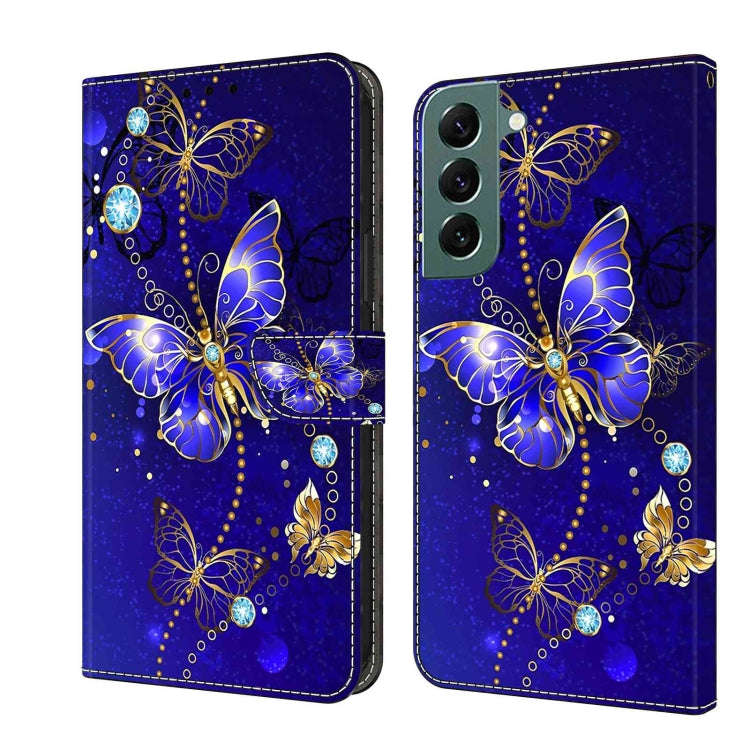 Crystal 3D Shockproof Protective Leather Phone Case, For Samsung Galaxy S22 Ultra, For Samsung Ga...
