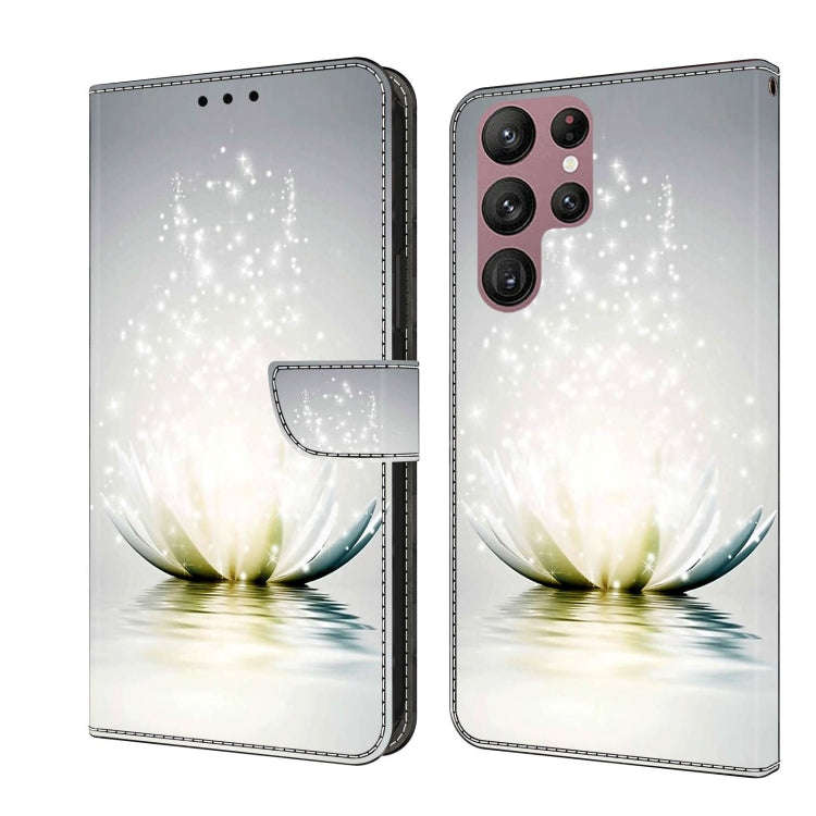 Crystal 3D Shockproof Protective Leather Phone Case, For Samsung Galaxy S22 Ultra, For Samsung Ga...