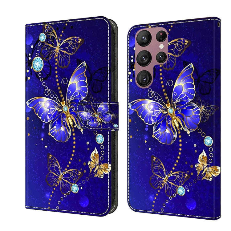 Crystal 3D Shockproof Protective Leather Phone Case, For Samsung Galaxy S22 Ultra, For Samsung Ga...