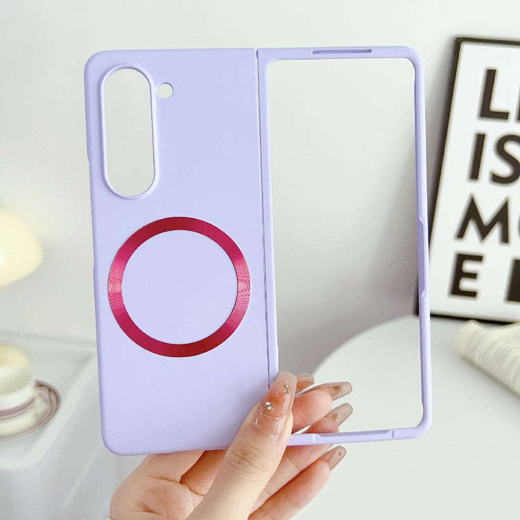 Skin Feel Magsafe Magnetic Shockproof PC Phone Case, For Samsung Galaxy Z Fold5, For Samsung Gala...