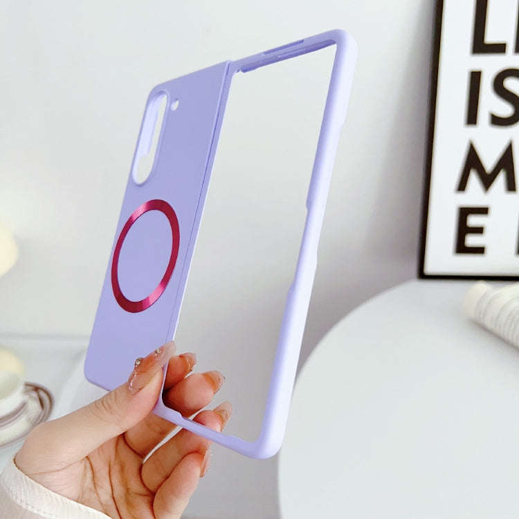 Skin Feel Magsafe Magnetic Shockproof PC Phone Case, For Samsung Galaxy Z Fold5, For Samsung Gala...