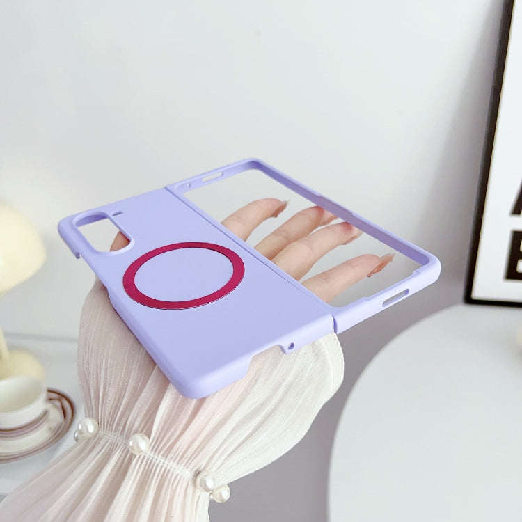 Skin Feel Magsafe Magnetic Shockproof PC Phone Case, For Samsung Galaxy Z Fold5, For Samsung Gala...