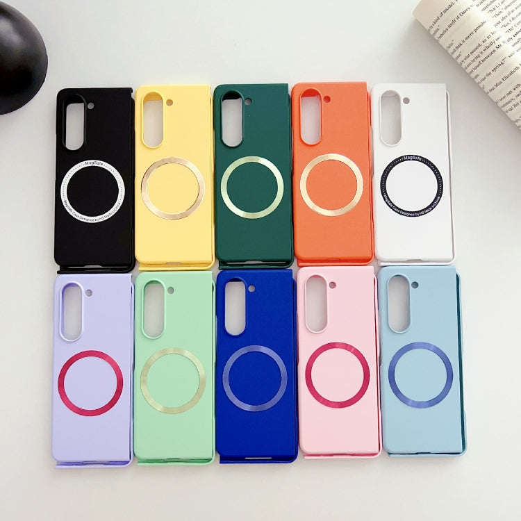Skin Feel Magsafe Magnetic Shockproof PC Phone Case, For Samsung Galaxy Z Fold5, For Samsung Gala...