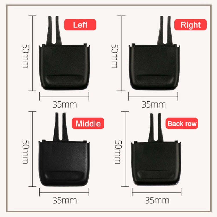 For Porsche Panamera Left Driving Car Air Conditioning Air Outlet Paddle, Rear Row, Right Side, M...