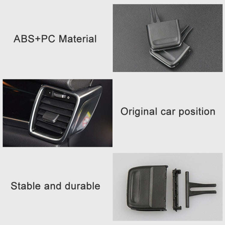 For Porsche Panamera Left Driving Car Air Conditioning Air Outlet Paddle, Rear Row, Right Side, M...