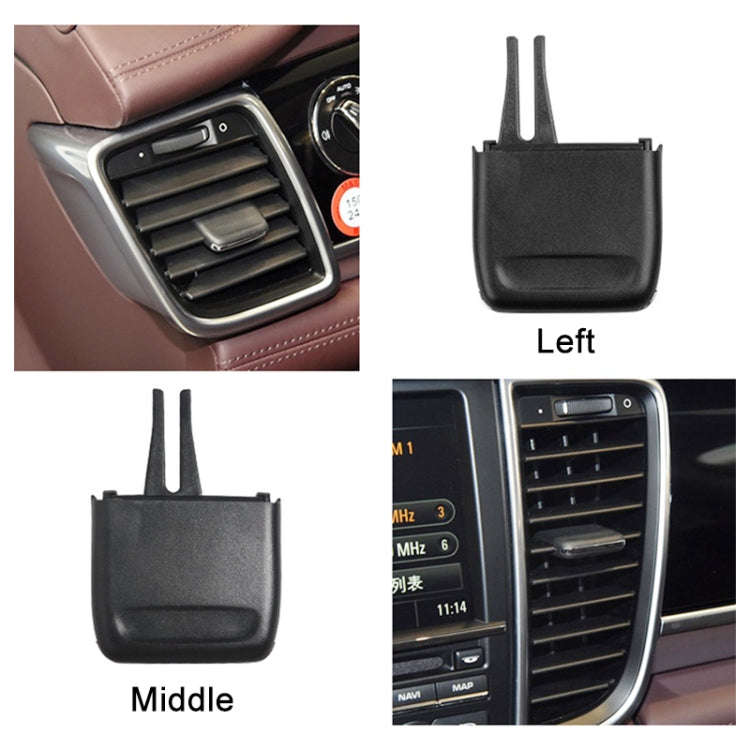 For Porsche Panamera Left Driving Car Air Conditioning Air Outlet Paddle, Rear Row, Right Side, M...