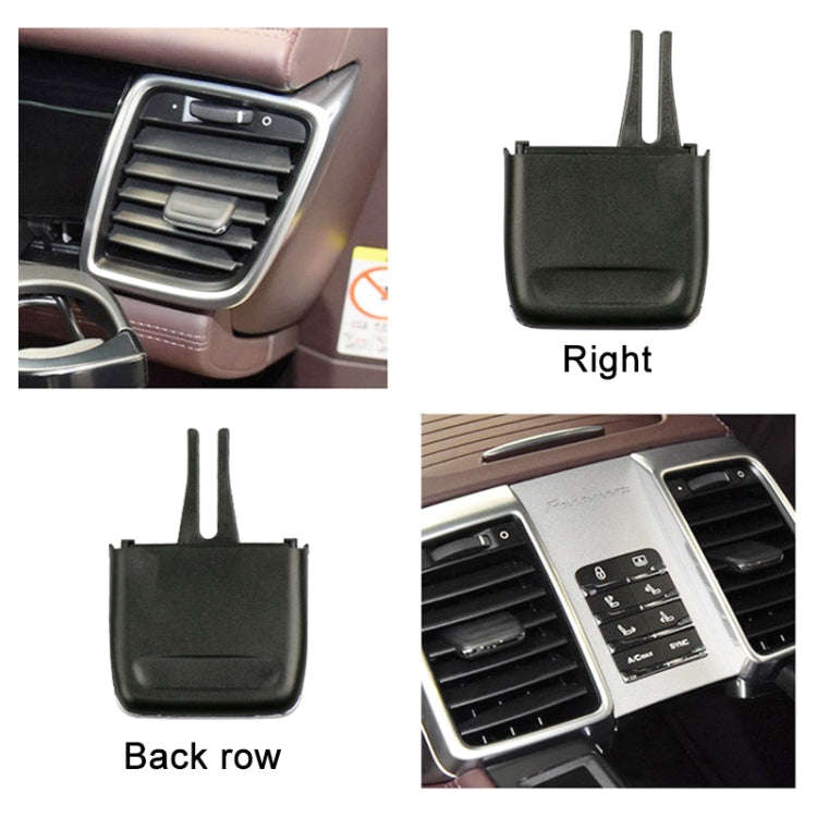 For Porsche Panamera Left Driving Car Air Conditioning Air Outlet Paddle, Rear Row, Right Side, M...
