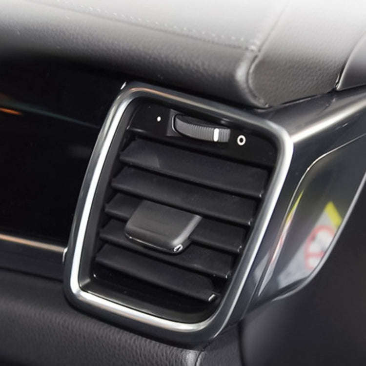 For Porsche Panamera Left Driving Car Air Conditioning Air Outlet Paddle, Rear Row, Right Side, M...