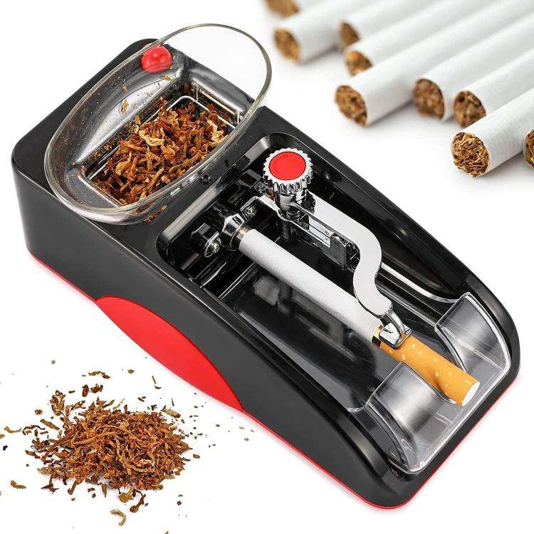 Automatic Electric Cigarette Rolling Machine Cigarette Injector Maker, Diameter: 6.5mm, EU Plug, ...