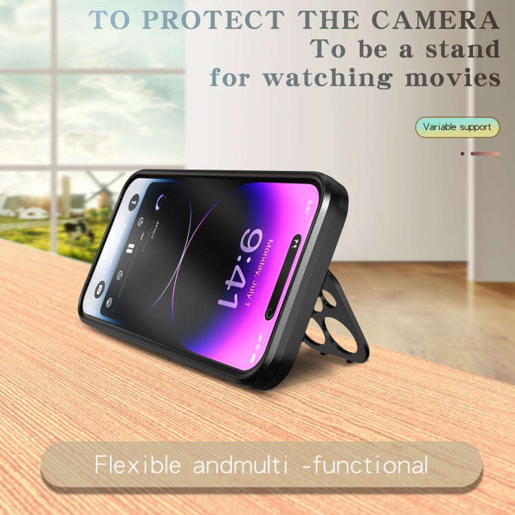 MagSafe Magnetic Invisible Camera Holder Phone Case, For iPhone 15 Pro Max, For iPhone 15 Pro, Fo...