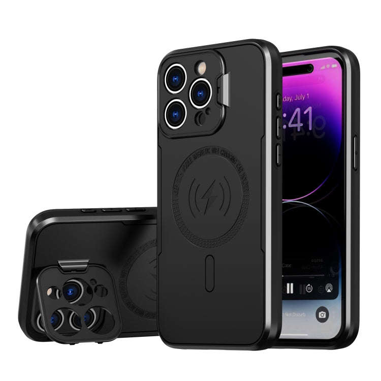 MagSafe Magnetic Invisible Camera Holder Phone Case, For iPhone 15 Pro Max, For iPhone 15 Pro, Fo...