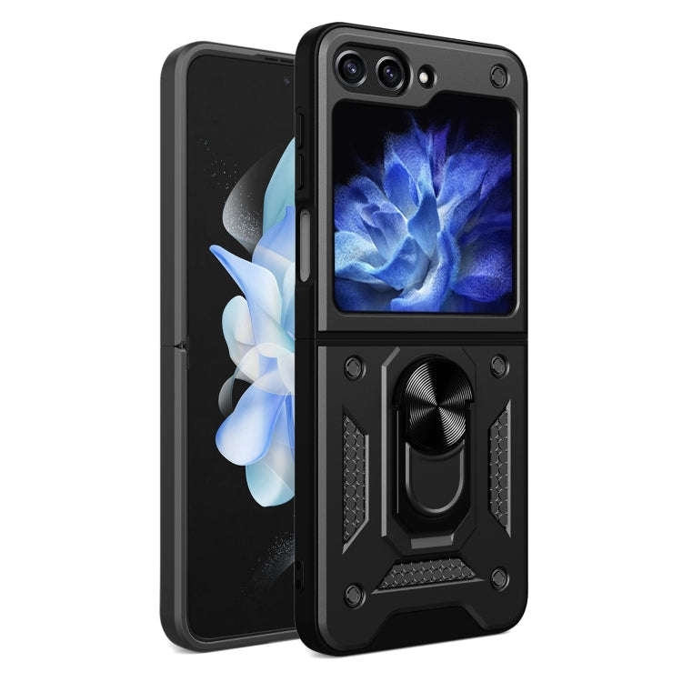 Armor Magnetic Bracket TPU+PC Phone Case, For Samsung Galaxy Z Flip7, For Samsung Galaxy Z Flip6 ...
