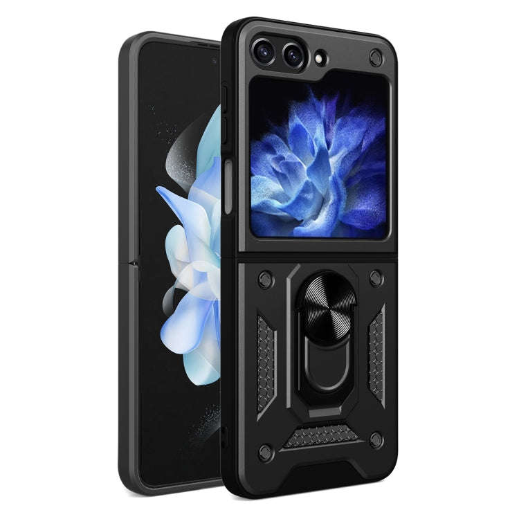 Armor Magnetic Bracket TPU+PC Phone Case, For Samsung Galaxy Z Flip7, For Samsung Galaxy Z Flip6 ...