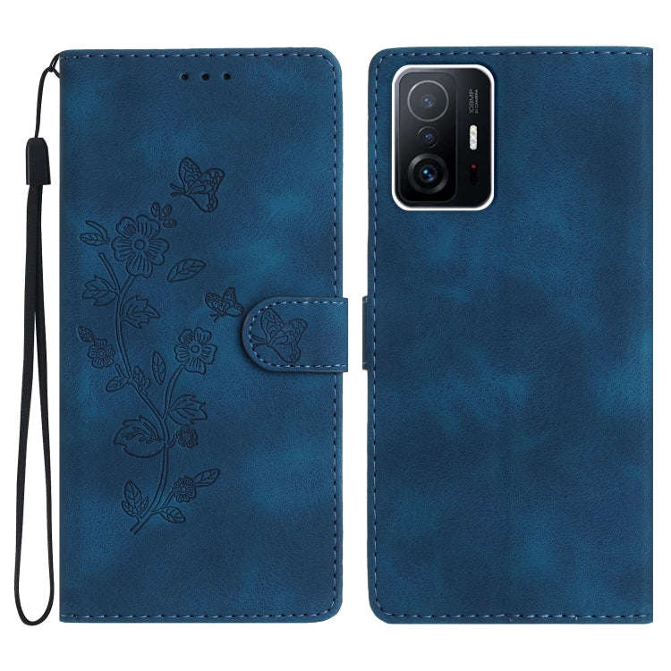 Flower Butterfly Embossing Pattern Leather Phone Case, For Xiaomi 12 Pro, For Xiaomi Redmi A1, Fo...
