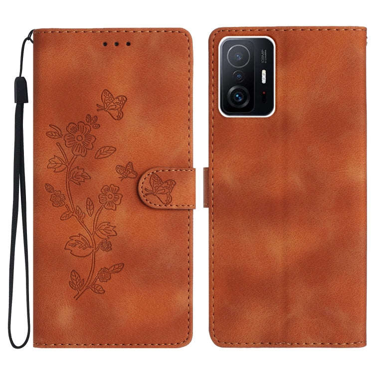 Flower Butterfly Embossing Pattern Leather Phone Case, For Xiaomi 12 Pro, For Xiaomi Redmi A1, Fo...