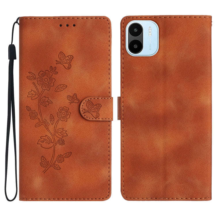 Flower Butterfly Embossing Pattern Leather Phone Case, For Xiaomi 12 Pro, For Xiaomi Redmi A1, Fo...