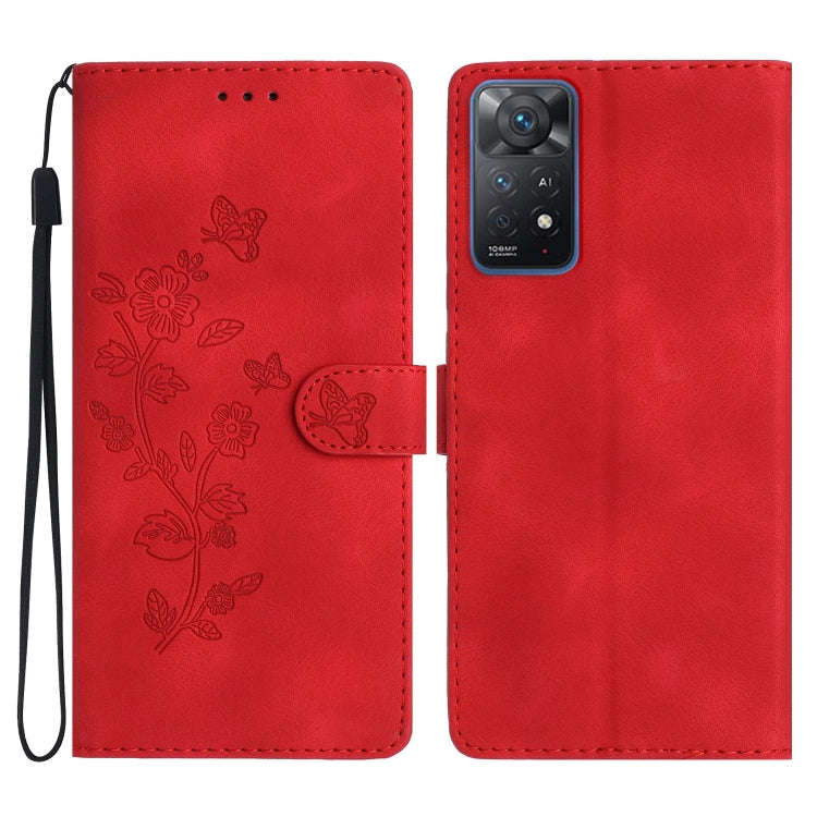 Flower Butterfly Embossing Pattern Leather Phone Case, For Xiaomi 12 Pro, For Xiaomi Redmi A1, Fo...