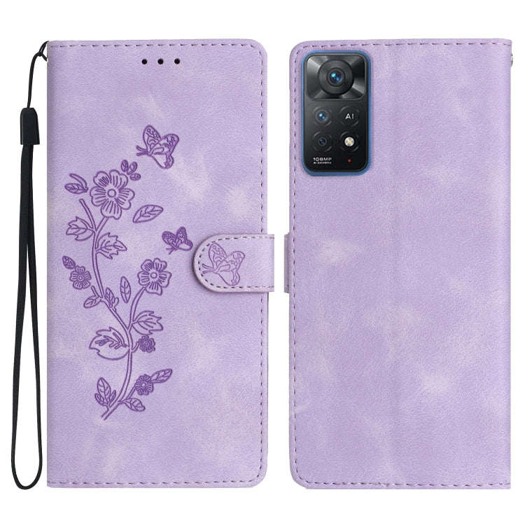 Flower Butterfly Embossing Pattern Leather Phone Case, For Xiaomi 12 Pro, For Xiaomi Redmi A1, Fo...