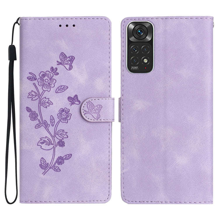Flower Butterfly Embossing Pattern Leather Phone Case, For Xiaomi 12 Pro, For Xiaomi Redmi A1, Fo...