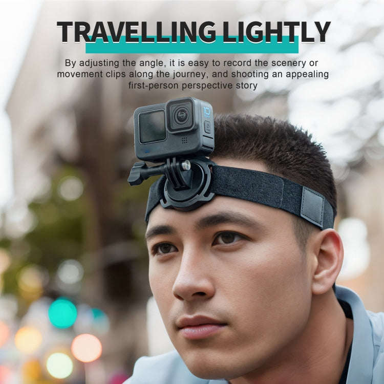STARTRC Action Camera Magnetic POV View Bracket, Quick Release Headband
