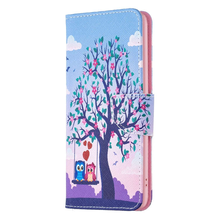 Colored Drawing Pattern Flip Leather Phone Case, For iPhone 15 Pro Max, For iPhone 15 Pro, For iP...