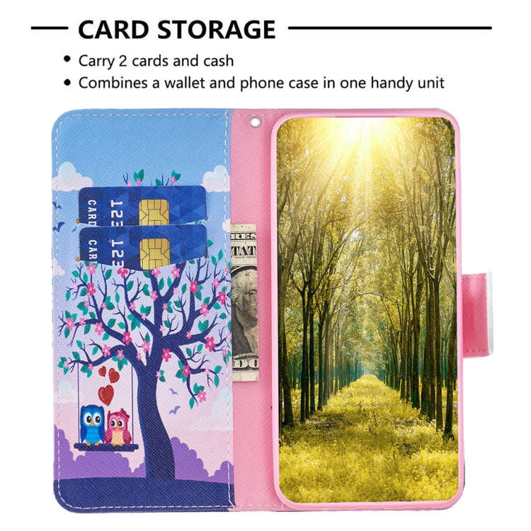Colored Drawing Pattern Flip Leather Phone Case, For iPhone 15 Pro Max, For iPhone 15 Pro, For iP...