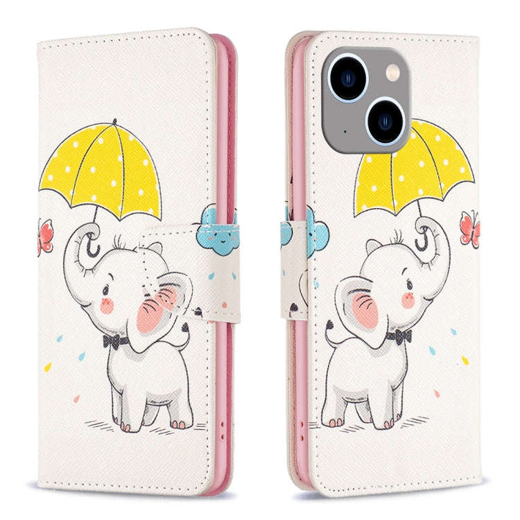Colored Drawing Pattern Flip Leather Phone Case, For iPhone 15 Pro Max, For iPhone 15 Pro, For iP...