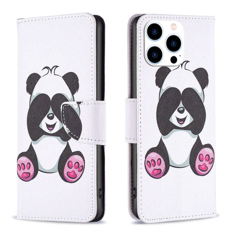 Colored Drawing Pattern Flip Leather Phone Case, For iPhone 16 Pro Max, For iPhone 16 Pro, For iP...