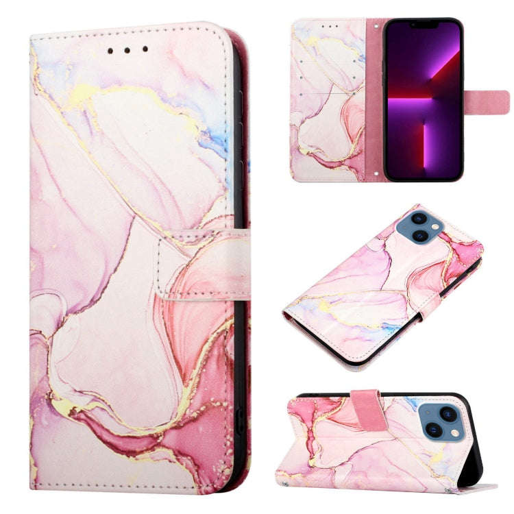 PT003 Marble Pattern Flip Leather Phone Case, For iPhone 17e / 16e, For iPhone 16 Pro Max, For iP...