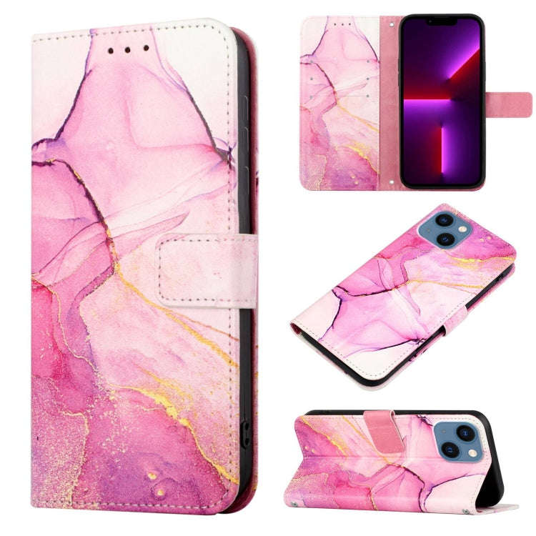 PT003 Marble Pattern Flip Leather Phone Case, For iPhone 17e / 16e, For iPhone 16 Pro Max, For iP...
